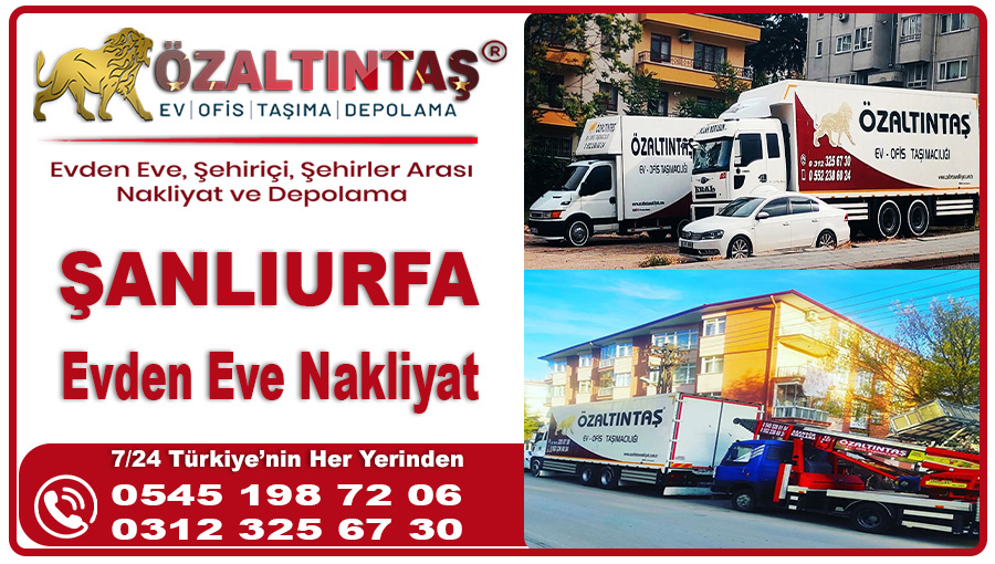 Şanlıurfa Evden Eve Nakliyat