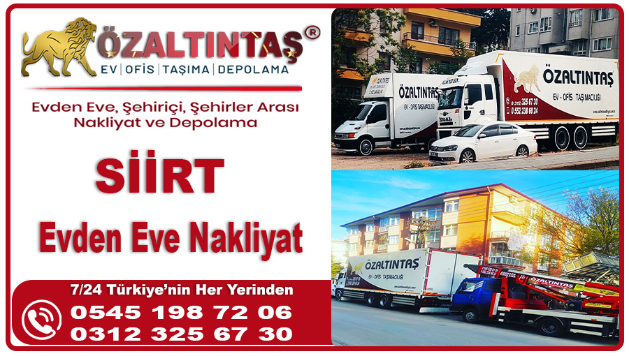 Siirt Evden Eve Nakliyat
